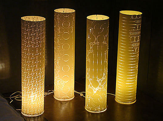 светильники из laser-cut paper
