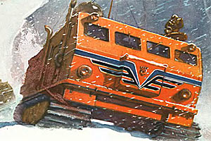 Снежные корабли — журнал Техника молодежи, март 1959 года