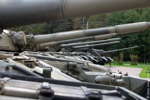 Стволы танковых орудий