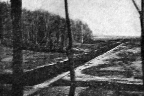 Вид местности после рытья осушительных каналов. 1927 год.