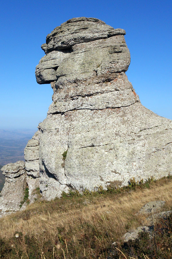 Андрюха Острик на вершине горы Демерджи.